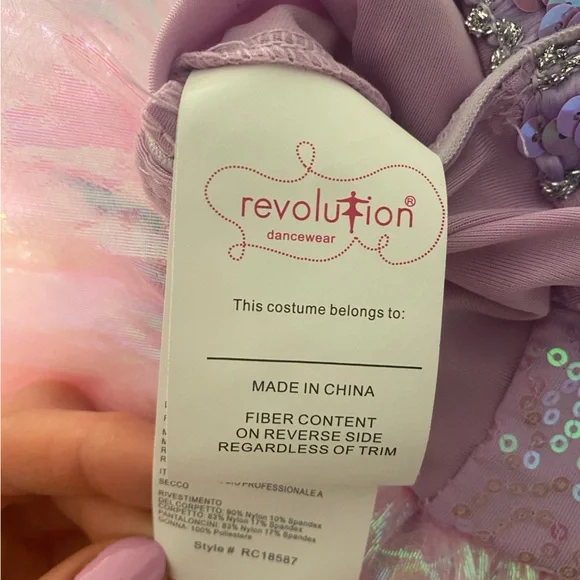 Revolution Dancewear Pretty Pretty Princess Tutu Dance Costume- Toddler XSC - Picture 3 of 5